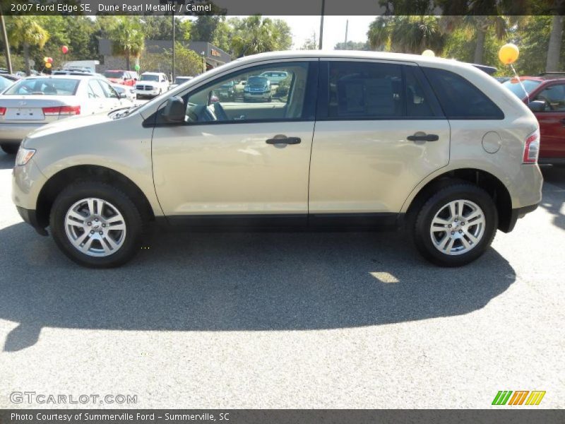 Dune Pearl Metallic / Camel 2007 Ford Edge SE