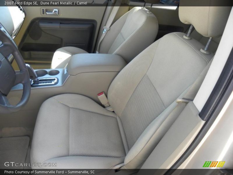 Dune Pearl Metallic / Camel 2007 Ford Edge SE
