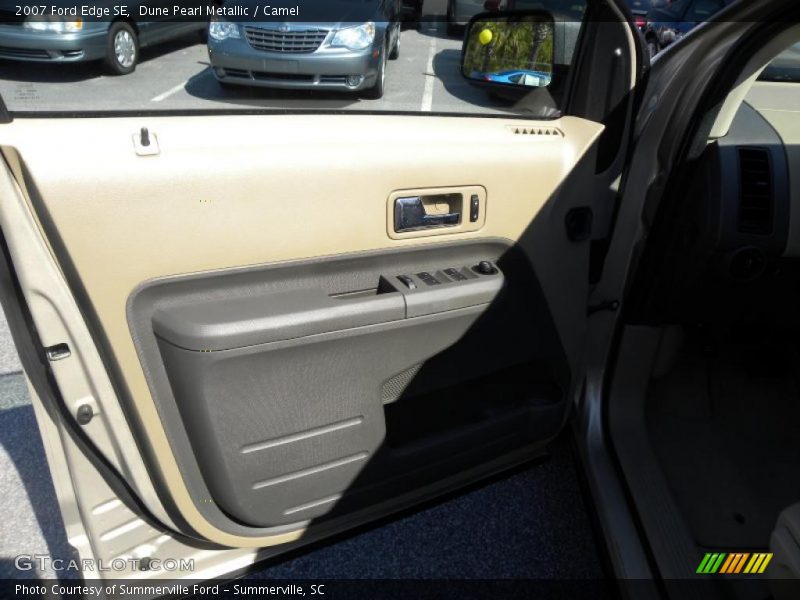 Dune Pearl Metallic / Camel 2007 Ford Edge SE