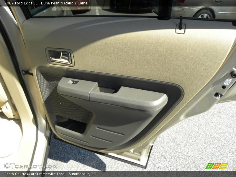 Dune Pearl Metallic / Camel 2007 Ford Edge SE