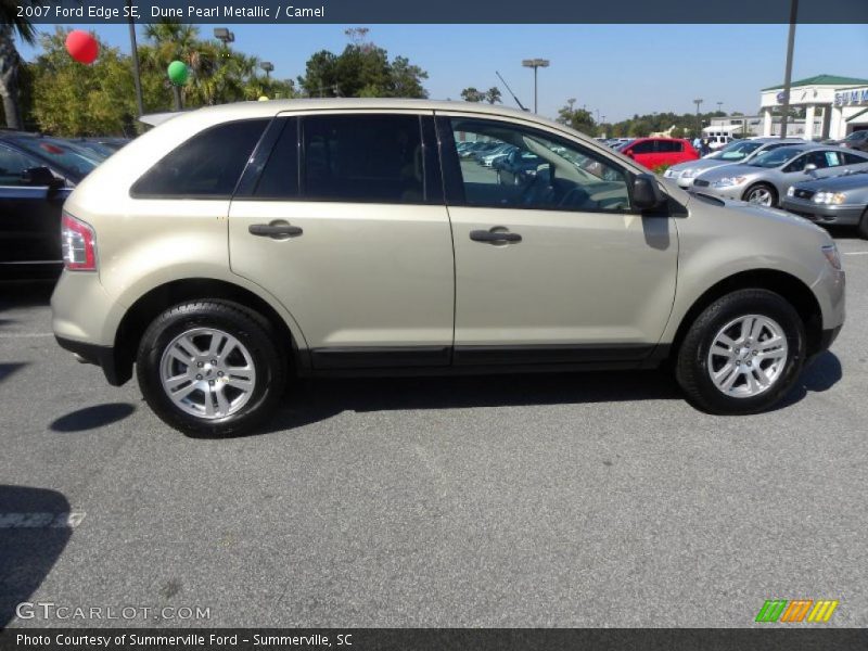 Dune Pearl Metallic / Camel 2007 Ford Edge SE