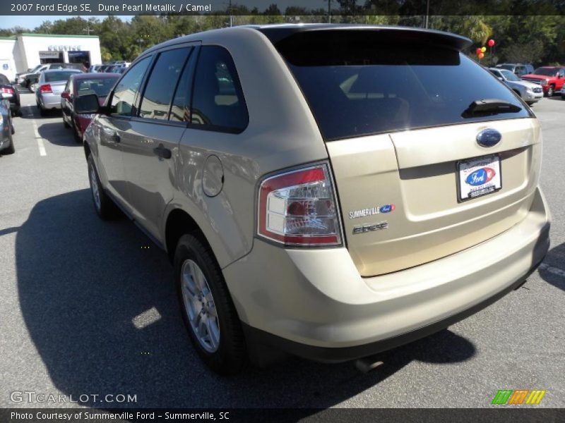 Dune Pearl Metallic / Camel 2007 Ford Edge SE