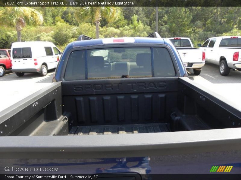 Dark Blue Pearl Metallic / Light Stone 2007 Ford Explorer Sport Trac XLT