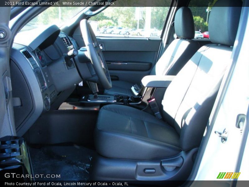 White Suede / Charcoal Black 2011 Ford Escape Limited V6