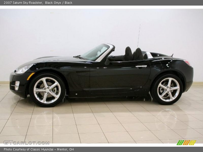 Black Onyx / Black 2007 Saturn Sky Roadster