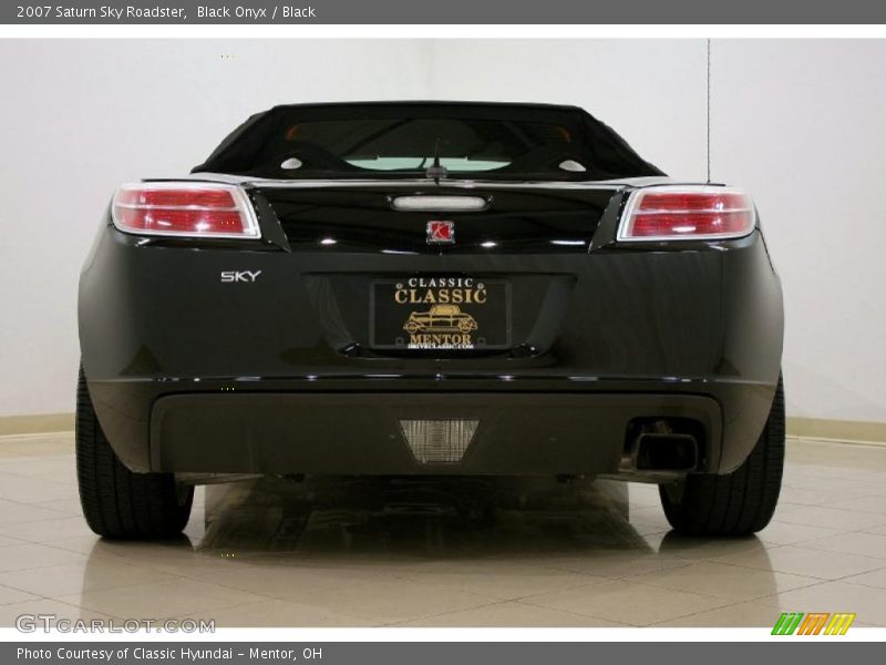 Black Onyx / Black 2007 Saturn Sky Roadster