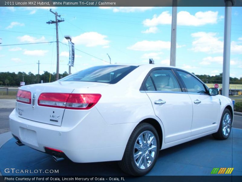 White Platinum Tri-Coat / Cashmere 2011 Lincoln MKZ Hybrid