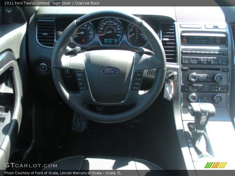 Ingot Silver / Charcoal Black 2011 Ford Taurus Limited