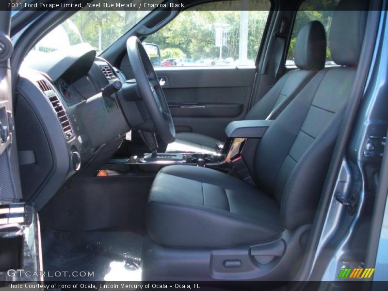 Steel Blue Metallic / Charcoal Black 2011 Ford Escape Limited