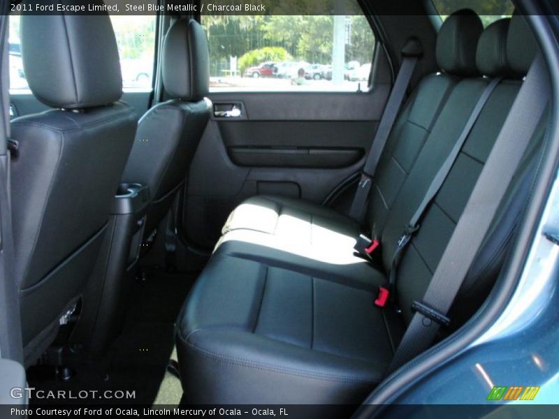 Steel Blue Metallic / Charcoal Black 2011 Ford Escape Limited