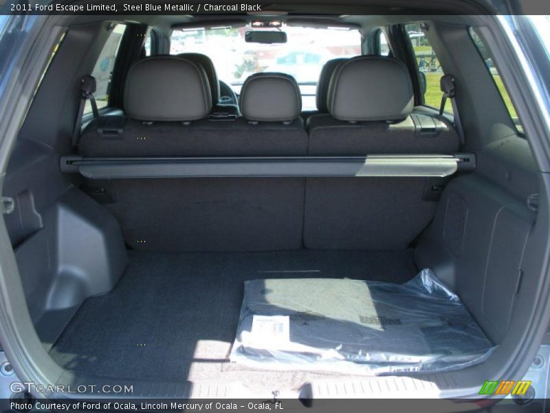 Steel Blue Metallic / Charcoal Black 2011 Ford Escape Limited