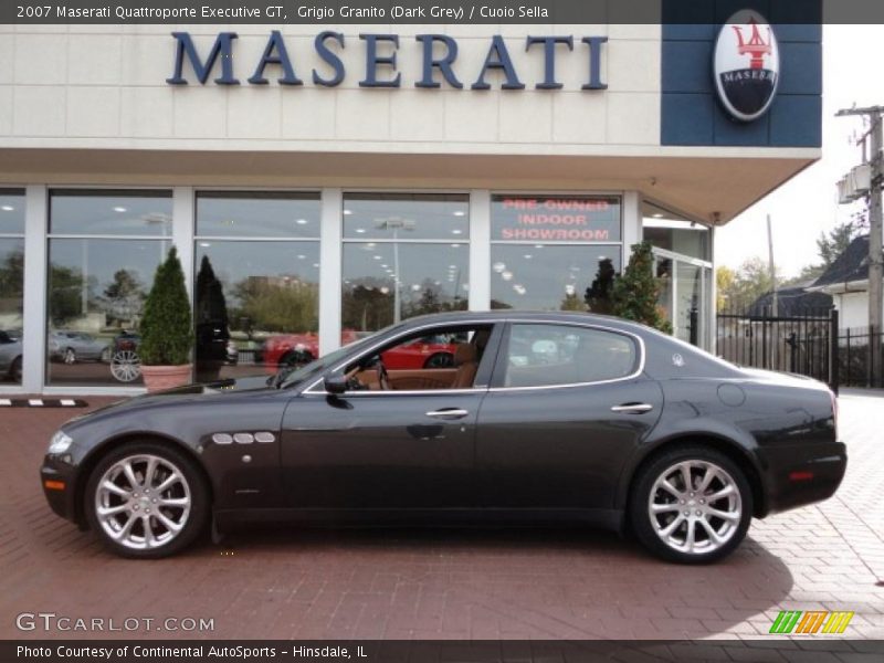 Grigio Granito (Dark Grey) / Cuoio Sella 2007 Maserati Quattroporte Executive GT