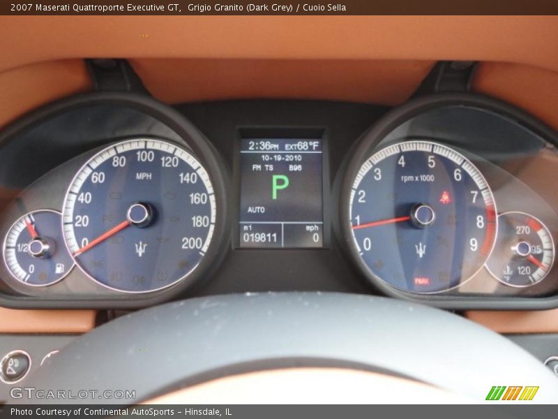  2007 Quattroporte Executive GT Executive GT Gauges