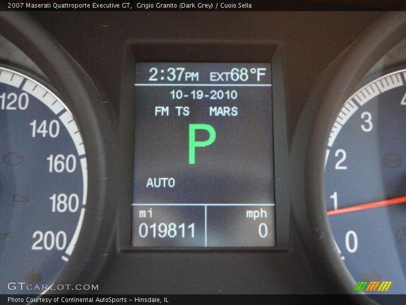Grigio Granito (Dark Grey) / Cuoio Sella 2007 Maserati Quattroporte Executive GT