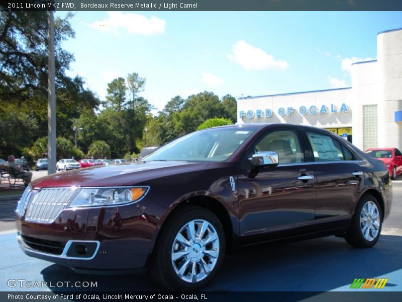 Bordeaux Reserve Metallic / Light Camel 2011 Lincoln MKZ FWD