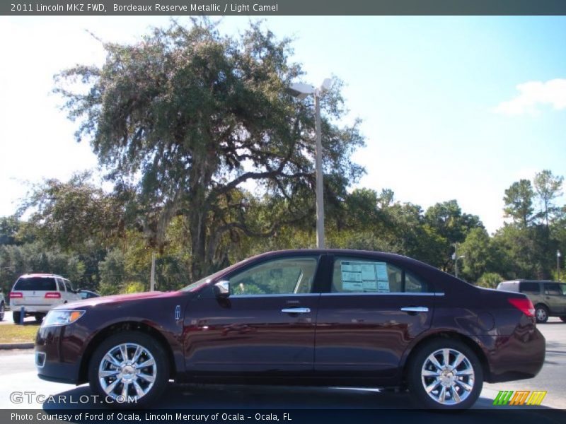 Bordeaux Reserve Metallic / Light Camel 2011 Lincoln MKZ FWD