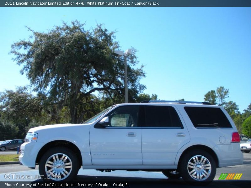 White Platinum Tri-Coat / Canyon/Black 2011 Lincoln Navigator Limited Edition 4x4