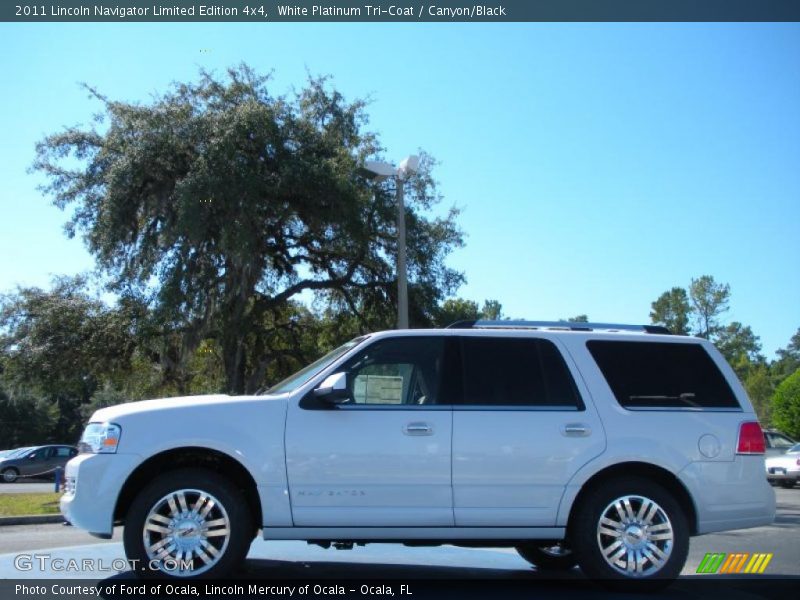 White Platinum Tri-Coat / Canyon/Black 2011 Lincoln Navigator Limited Edition 4x4
