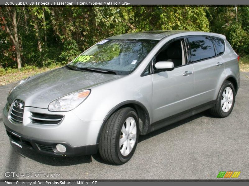 Titanium Silver Metallic / Gray 2006 Subaru B9 Tribeca 5 Passenger