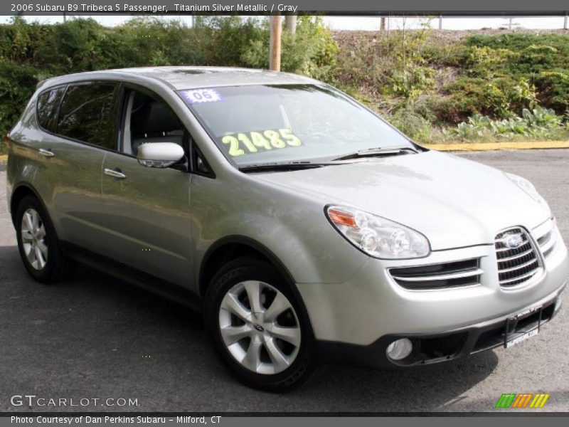 Titanium Silver Metallic / Gray 2006 Subaru B9 Tribeca 5 Passenger