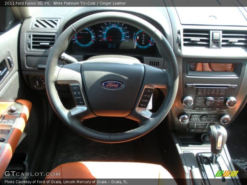 Dashboard of 2011 Fusion SEL V6