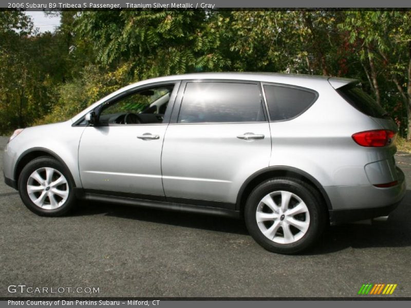 Titanium Silver Metallic / Gray 2006 Subaru B9 Tribeca 5 Passenger