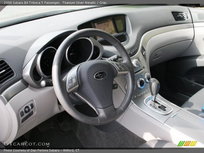 Titanium Silver Metallic / Gray 2006 Subaru B9 Tribeca 5 Passenger