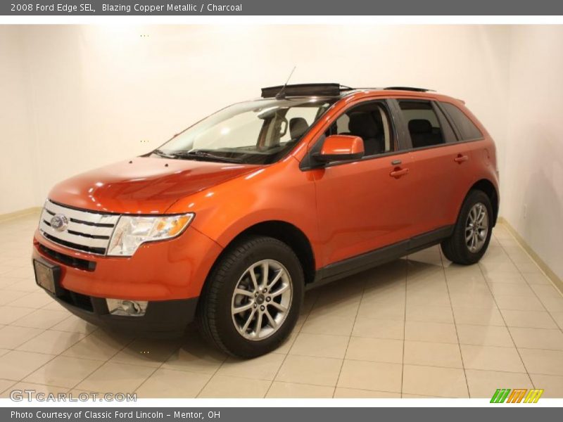 Blazing Copper Metallic / Charcoal 2008 Ford Edge SEL