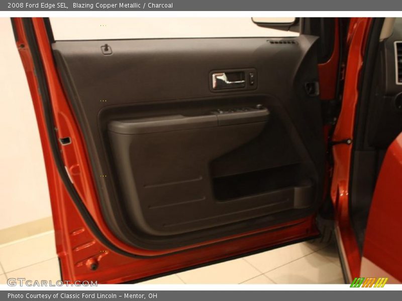 Blazing Copper Metallic / Charcoal 2008 Ford Edge SEL