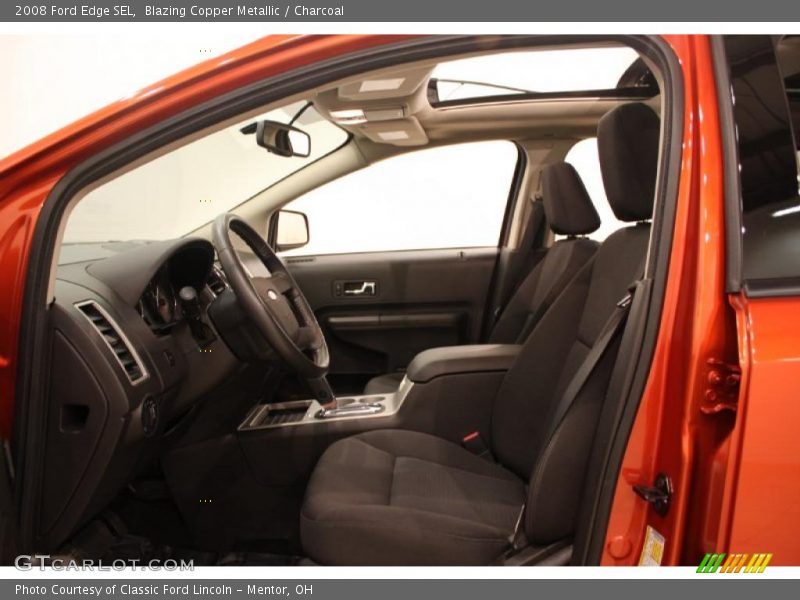 Blazing Copper Metallic / Charcoal 2008 Ford Edge SEL
