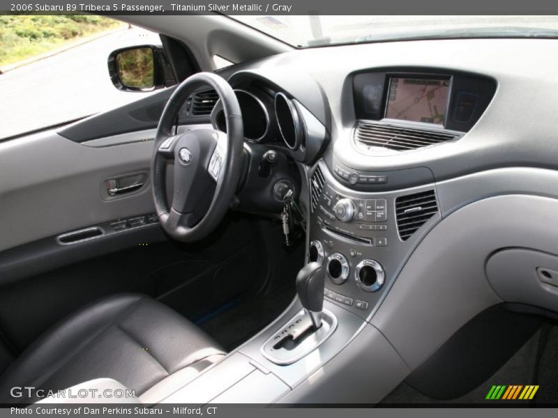Titanium Silver Metallic / Gray 2006 Subaru B9 Tribeca 5 Passenger