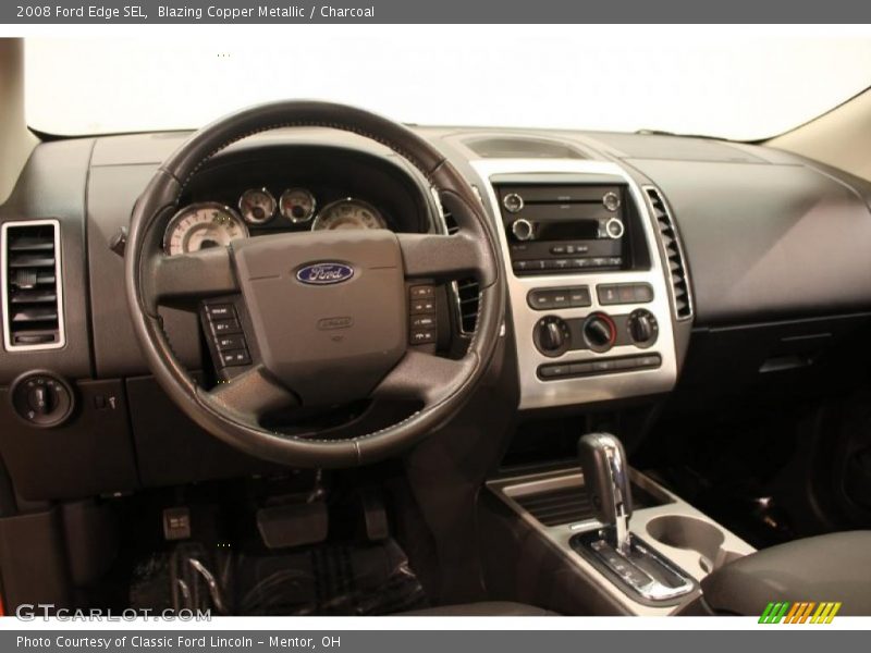Blazing Copper Metallic / Charcoal 2008 Ford Edge SEL