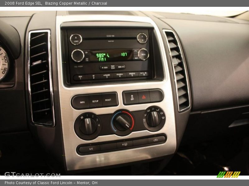 Blazing Copper Metallic / Charcoal 2008 Ford Edge SEL