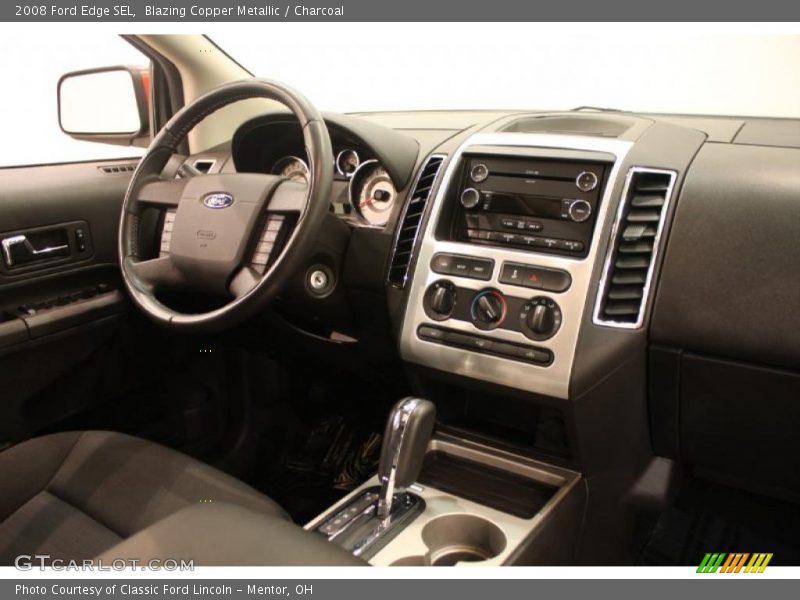 Blazing Copper Metallic / Charcoal 2008 Ford Edge SEL
