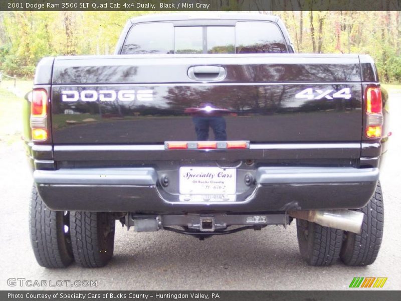 Black / Mist Gray 2001 Dodge Ram 3500 SLT Quad Cab 4x4 Dually