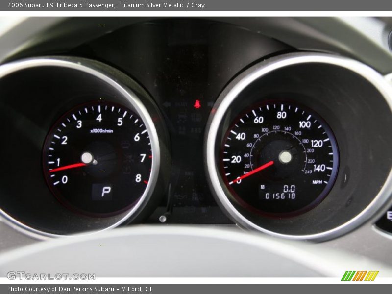 Titanium Silver Metallic / Gray 2006 Subaru B9 Tribeca 5 Passenger