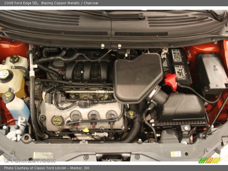 Blazing Copper Metallic / Charcoal 2008 Ford Edge SEL