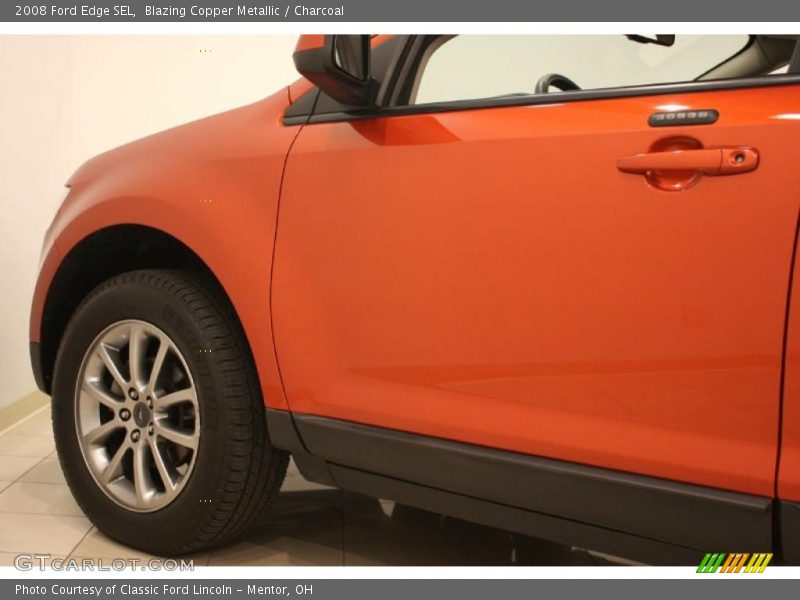 Blazing Copper Metallic / Charcoal 2008 Ford Edge SEL