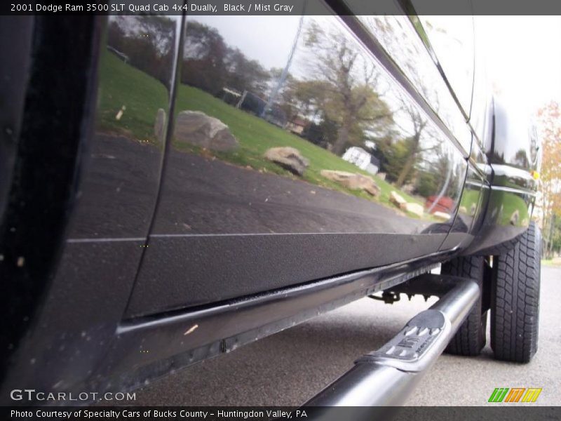 Black / Mist Gray 2001 Dodge Ram 3500 SLT Quad Cab 4x4 Dually