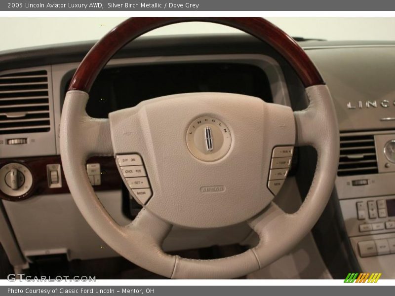  2005 Aviator Luxury AWD Steering Wheel