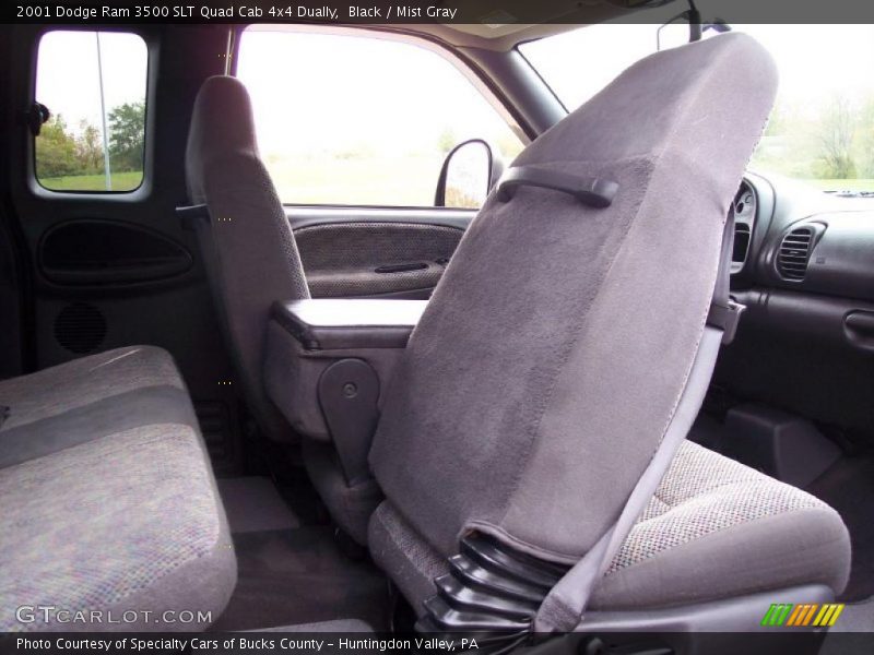  2001 Ram 3500 SLT Quad Cab 4x4 Dually Mist Gray Interior