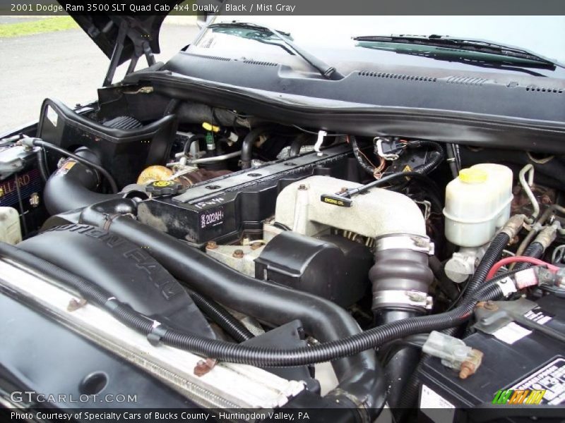  2001 Ram 3500 SLT Quad Cab 4x4 Dually Engine - 5.9 Liter OHV 24-Valve Cummins Turbo Diesel Inline 6 Cylinder