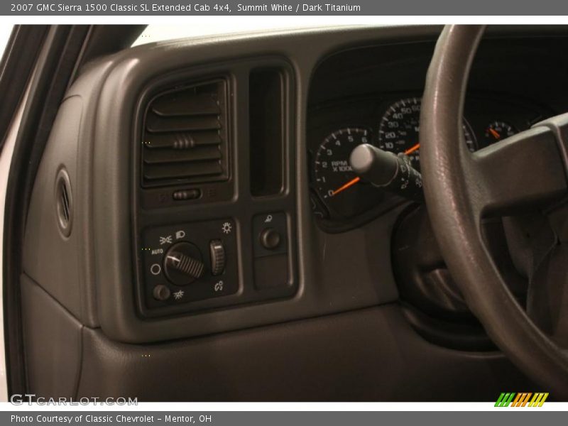 Summit White / Dark Titanium 2007 GMC Sierra 1500 Classic SL Extended Cab 4x4
