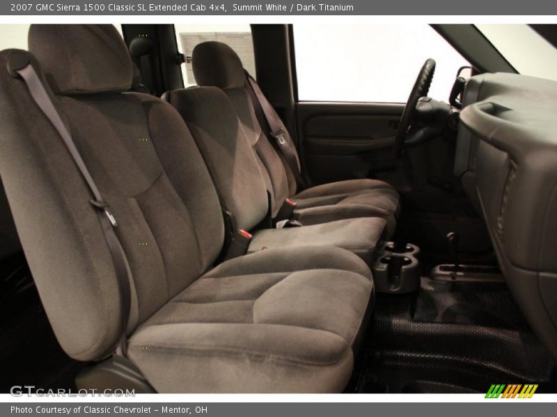  2007 Sierra 1500 Classic SL Extended Cab 4x4 Dark Titanium Interior