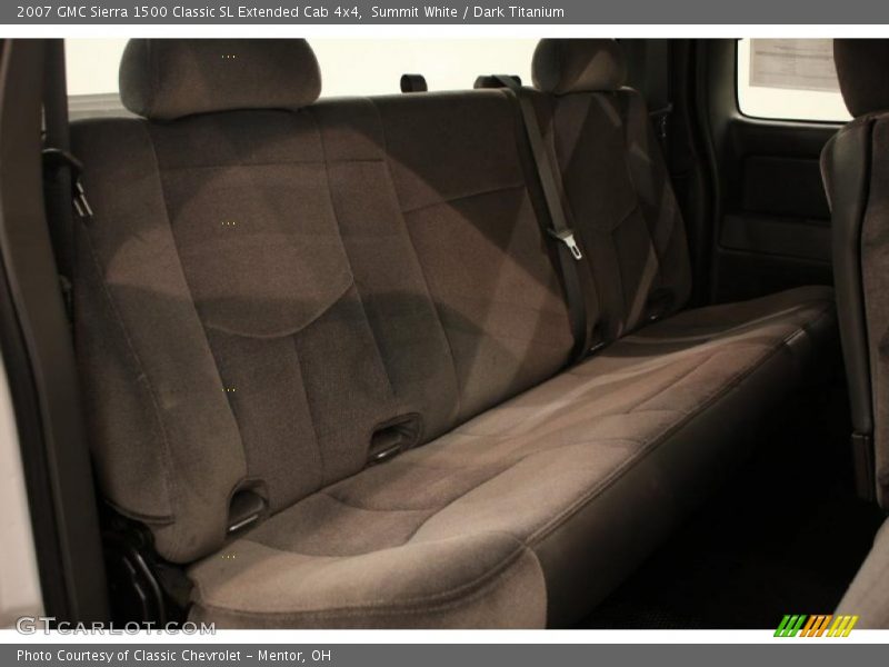  2007 Sierra 1500 Classic SL Extended Cab 4x4 Dark Titanium Interior