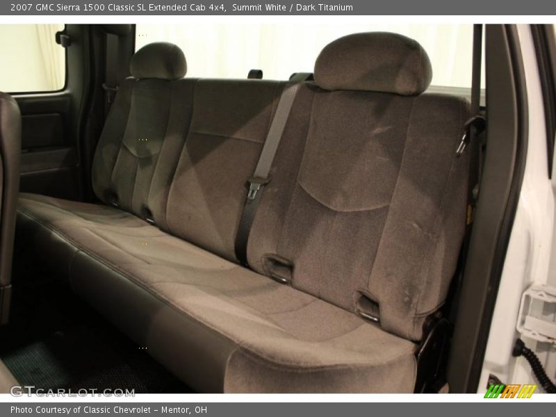 Summit White / Dark Titanium 2007 GMC Sierra 1500 Classic SL Extended Cab 4x4