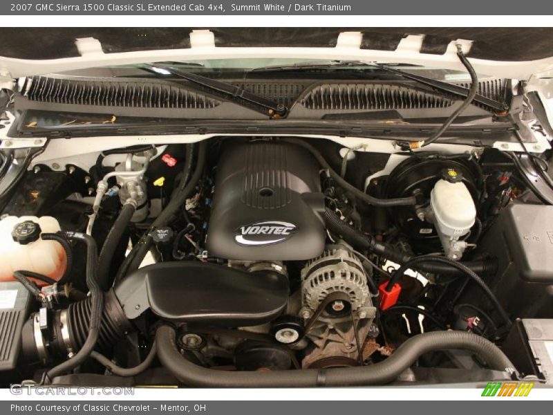  2007 Sierra 1500 Classic SL Extended Cab 4x4 Engine - 4.8 Liter OHV 16-Valve Vortec V8