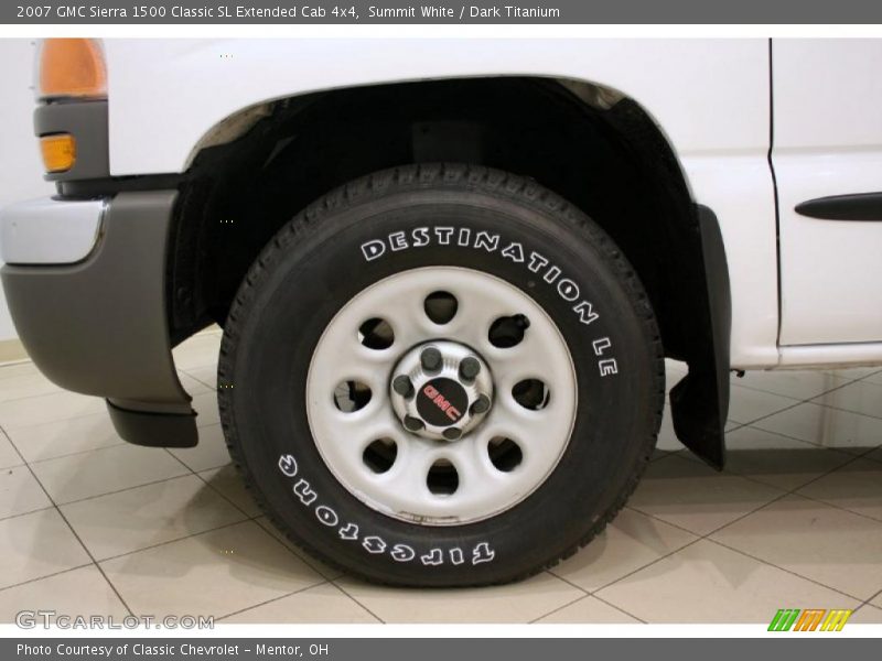  2007 Sierra 1500 Classic SL Extended Cab 4x4 Wheel