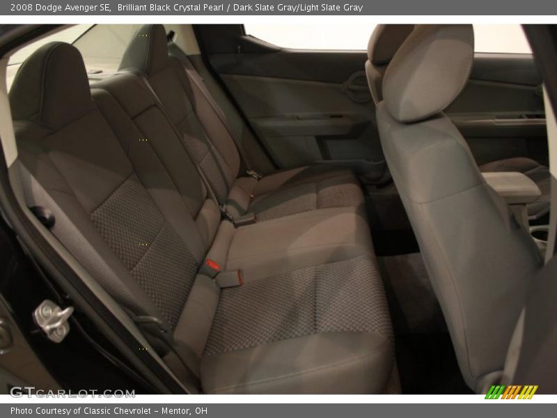 Brilliant Black Crystal Pearl / Dark Slate Gray/Light Slate Gray 2008 Dodge Avenger SE