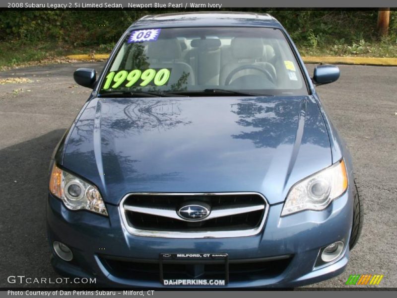Newport Blue Pearl / Warm Ivory 2008 Subaru Legacy 2.5i Limited Sedan
